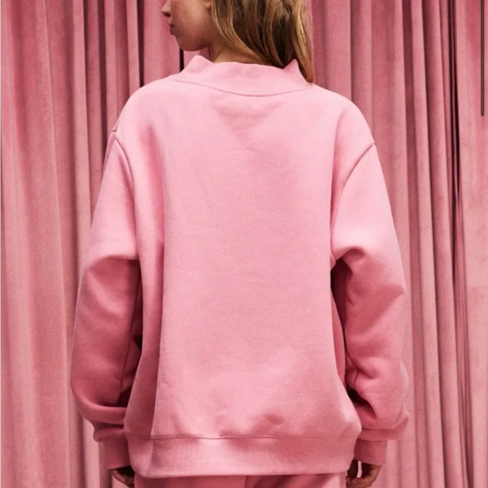 Pink parke mock neck - Picture 2 of 3